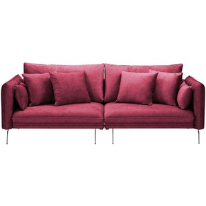 smart Einzelsofa  Volma ¦ rot ¦ Maße (cm): B: 262 H: 79 T: 114.0