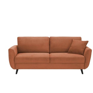 smart Einzelsofa  Wanja ¦ orange ¦ Maße (cm): B: 210 H: 90 T: 90.0