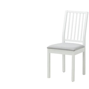 smart Esszimmerstuhl aus Massivholz - weiß - Materialmix - 45 cm - 99,5 cm - cm 54,0 | Möbel Kraft
