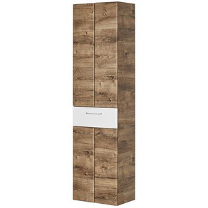 smart Hochschrank  Onda ¦ holzfarben ¦ Maße (cm): B: 50 H: 185,5 T: 33