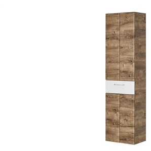 smart Hochschrank Onda - holzfarben - Materialmix - 50 cm - 185,5 cm - cm 33,0 | Möbel Kraft