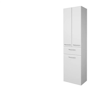 smart Hochschrank Onda - weiß - Materialmix - 50 cm - 185,5 cm - cm 33,0 | Möbel Kraft