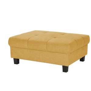 smart Hocker  Lunella ¦ gelb ¦ Maße (cm): B: 102 H: 44 T: 82.0
