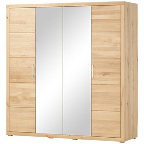 smart Kleiderschrank  Oslo ¦ holzfarben ¦ Maße (cm): B: 197 H: 209 T: 62