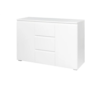 smart Kommode Ben - weiß - Materialmix - 120 cm - 80 cm - cm 40,0 | Möbel Kraft