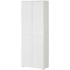 smart Mehrzweckhochschrank  Ben ¦ weiß ¦ Maße (cm): B: 80 H: 210 T: 37