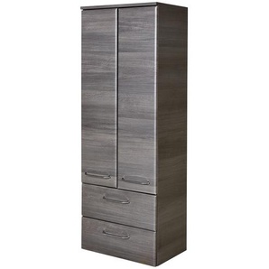 smart Midischrank Onda ¦ grau ¦ Maße (cm): B: 50 H: 136,1 T: 33.0