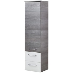 smart Midischrank  Onda ¦ grau ¦ Maße (cm): B: 35 H: 136,1 T: 33.0