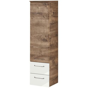 smart Midischrank  Onda ¦ holzfarben ¦ Maße (cm): B: 35 H: 136,1 T: 33.0