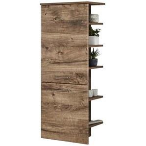 smart Midischrank  Onda ¦ holzfarben ¦ Maße (cm): B: 50 H: 123 T: 33.0