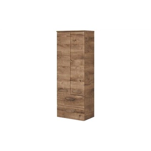 smart Midischrank  Onda ¦ holzfarben ¦ Maße (cm): B: 50 H: 136,1 T: 33.0