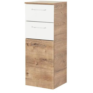 smart Midischrank Onda - holzfarben - Materialmix - 35 cm - 90,5 cm - cm 33,0 | Möbel Kraft