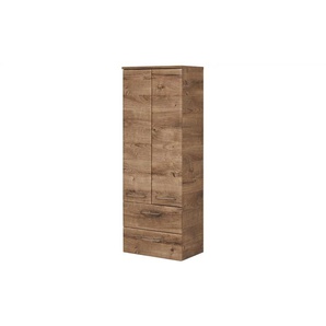 smart Midischrank Onda - holzfarben - Materialmix - 50 cm - 136,1 cm - cm 33,0 | Möbel Kraft