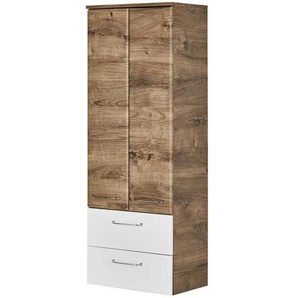 smart Midischrank Onda - holzfarben - Materialmix - 50 cm - 136,1 cm - cm 33,0 | Möbel Kraft