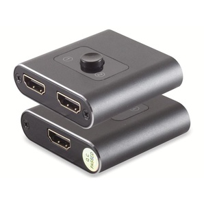SMART-MULTIMEDIA HDMI-Umschalter 2x1, bidirektional, Metall, 4K60Hz SM-0502.00010S