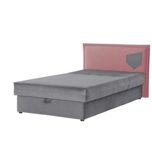 smart Polsterbett  Danette ¦ grau ¦ Maße (cm): B: 207 H: 87 T: 120.0