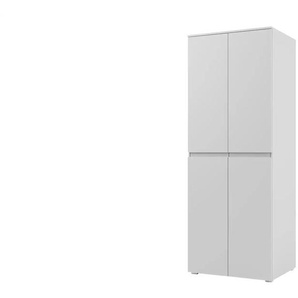 smart Putzschrank BEN - weiß - Materialmix - 80 cm - 210 cm - cm 60,0 | Möbel Kraft