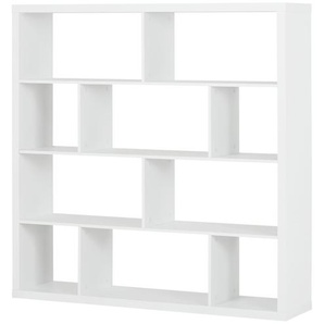 smart Raumteiler mit 10 Fächern  Up2U ¦ weiß ¦ Maße (cm): B: 150,1 H: 150,1 T: 35.0