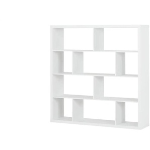 smart Raumteiler mit 10 Fächern  Up2U ¦ weiß ¦ Maße (cm): B: 150,1 H: 150,1 T: 35.0