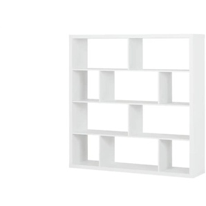 smart Raumteiler mit 10 Fächern Up2U - weiß - Materialmix - 150,1 cm - 150,1 cm - cm 35,0 | Möbel Kraft