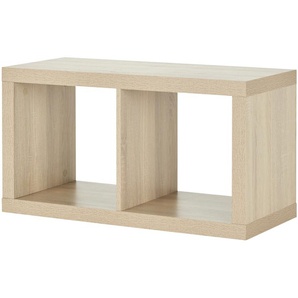 smart Raumteiler mit 2 Fächern  Up2U ¦ holzfarben ¦ Maße (cm): B: 78,5 H: 42,7 T: 35.0