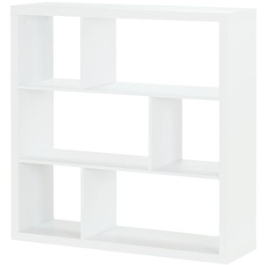 smart Raumteiler mit 6 Fächern  Up2U ¦ weiß ¦ Maße (cm): B: 114,3 H: 114,3 T: 35.0