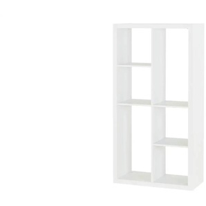 smart Raumteiler mit 6 Fächern  Up2U ¦ weiß ¦ Maße (cm): B: 78,5 H: 150,1 T: 35.0