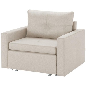smart Schlafsessel  Morissa ¦ beige ¦ Maße (cm): B: 106 H: 86 T: 88