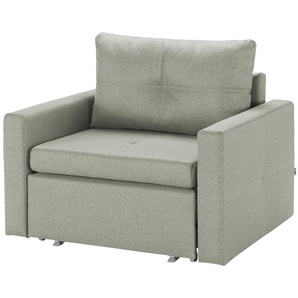 smart Schlafsessel  Morissa ¦ grün ¦ Maße (cm): B: 106 H: 86 T: 88