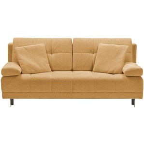 smart Schlafsofa  Celina ¦ gelb ¦ Maße (cm): B: 201 H: 95 T: 108.0