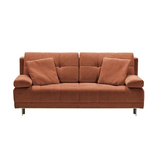 smart Schlafsofa Celina ¦ orange ¦ Maße (cm): B: 201 H: 95 T: 108.0