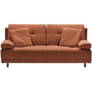 smart Schlafsofa  Celina ¦ orange ¦ Maße (cm): B: 201 H: 95 T: 108.0