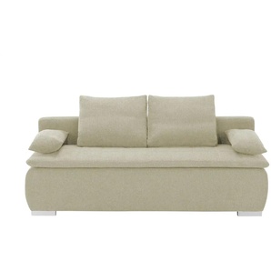 smart Schlafsofa Leonie - beige - Materialmix - 198 cm - 92 cm - cm 90,0 | Möbel Kraft