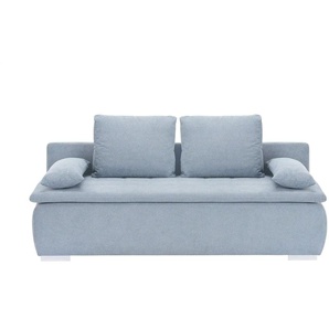 smart Schlafsofa  Leonie ¦ blau ¦ Maße (cm): B: 198 H: 92 T: 90.0
