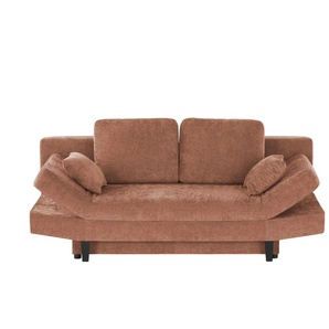 smart Schlafsofa Mokka - orange - Materialmix - 205 cm - 87 cm - cm 100,0 | Möbel Kraft
