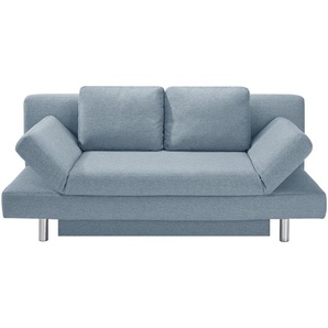 smart Schlafsofa  Nina - blau - Materialmix - 205 cm - 90 cm - 95 cm | Möbel Kraft