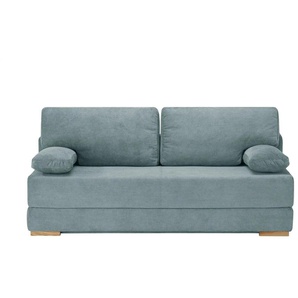 smart Schlafsofa  Toni ¦ blau ¦ Maße (cm): B: 202 H: 95 T: 98.0
