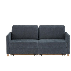 smart Schlafsofa  Valencia ¦ blau ¦ Maße (cm): B: 242 H: 94 T: 97.0