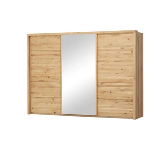 smart Schwebetürenschrank 3-türig - holzfarben - Materialmix - 284 cm - 204 cm - cm 69,0 | Möbel Kraft