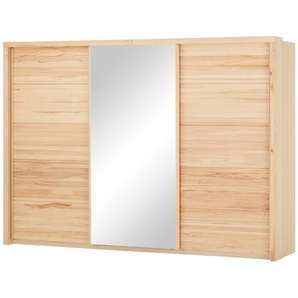 smart Schwebetürenschrank  3-türig  Oslo ¦ holzfarben ¦ Maße (cm): B: 284 H: 204 T: 69.0