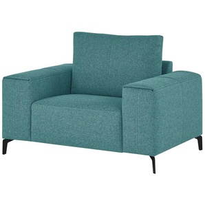 smart Sessel  Gabriela ¦ türkis/petrol ¦ Maße (cm): B: 127 H: 90 T: 91.0