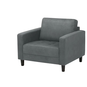 smart Sessel  Geradine ¦ grau ¦ Maße (cm): B: 102 H: 83 T: 91.0
