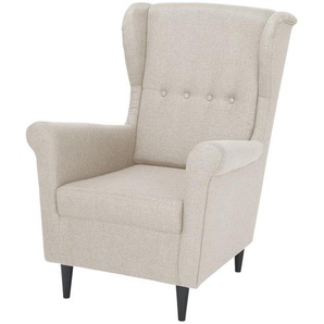 smart Sessel  Hubertine ¦ beige ¦ Maße (cm): B: 82 H: 102 T: 89