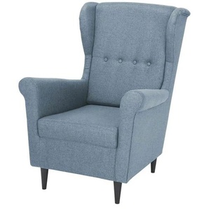 smart Sessel Hubertine - blau - Materialmix - 82 cm - 102 cm - cm 89,0 | Möbel Kraft