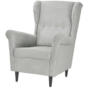 smart Sessel Hubertine - grau - Materialmix - 82 cm - 102 cm - cm 89,0 | Möbel Kraft