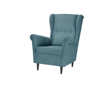 smart Sessel Hubertine - türkis/petrol - Materialmix - 82 cm - 102 cm - cm 89,0 | Möbel Kraft