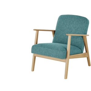 smart Sessel Petrol - Stoff Retro ¦ türkis/petrol ¦ Maße (cm): B: 64 H: 76 T: 83.0