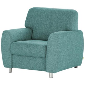 smart Sessel Valencia ¦ türkis/petrol ¦ Maße (cm): B: 96 H: 90 T: 93.0