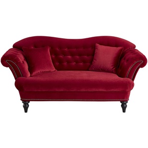 smart Sofa 2-sitzig rot - Mikrofaser Sissi ¦ rot ¦ Maße (cm): B: 198 H: 93 T: 104