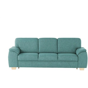 smart Sofa - türkis/petrol - Materialmix - 240 cm - 90 cm - cm 93,0 | Möbel Kraft